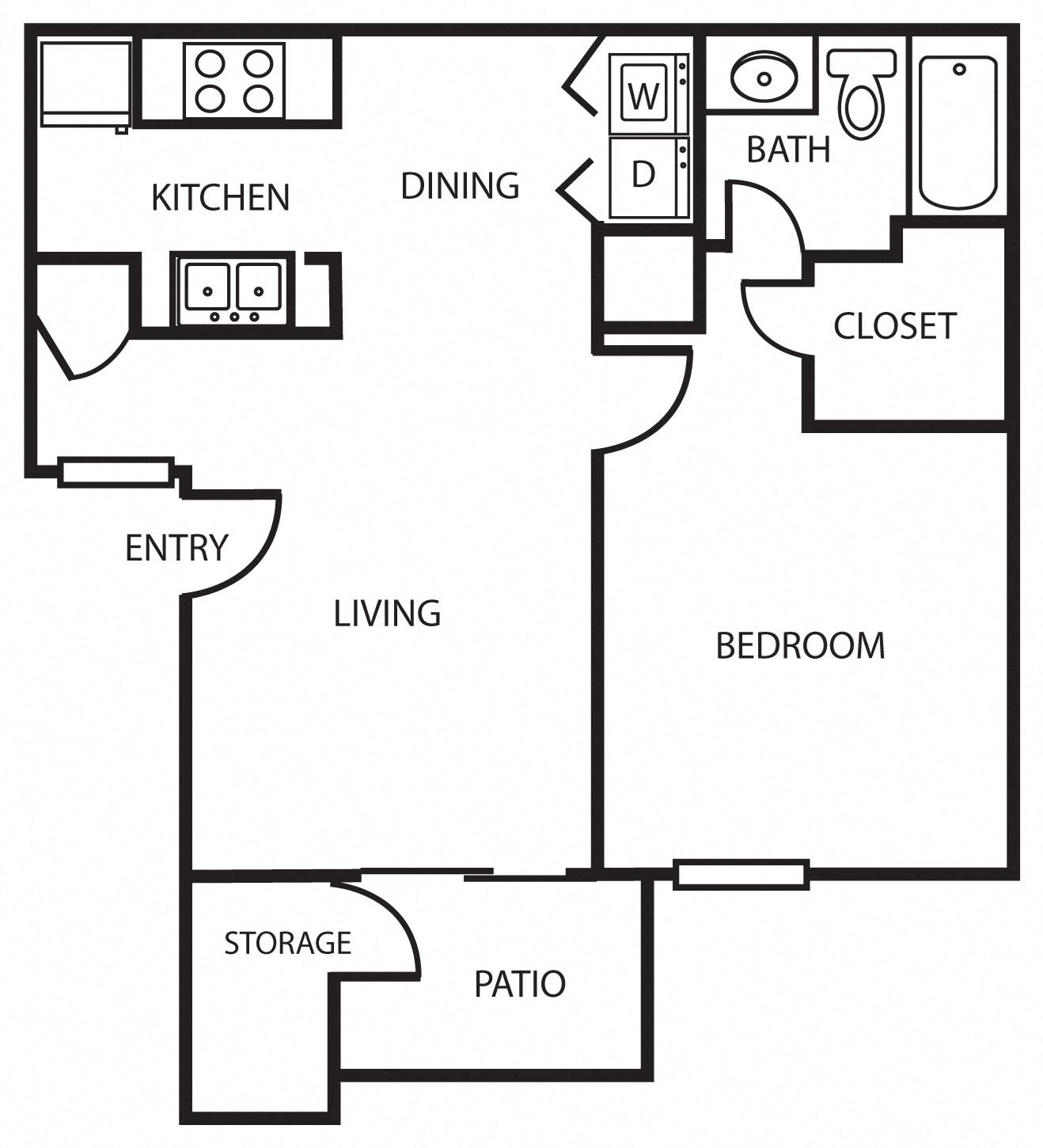 One Bedroom Apartment
